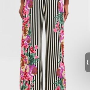 Flowering Trellis Drapey Twill Erin Pants